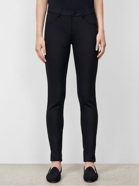 Lafayette 148 New York Acclaimed Stretch Mercer Pants Black Size 4